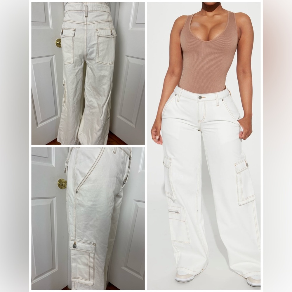 OFF WHITE CARGO PANTS